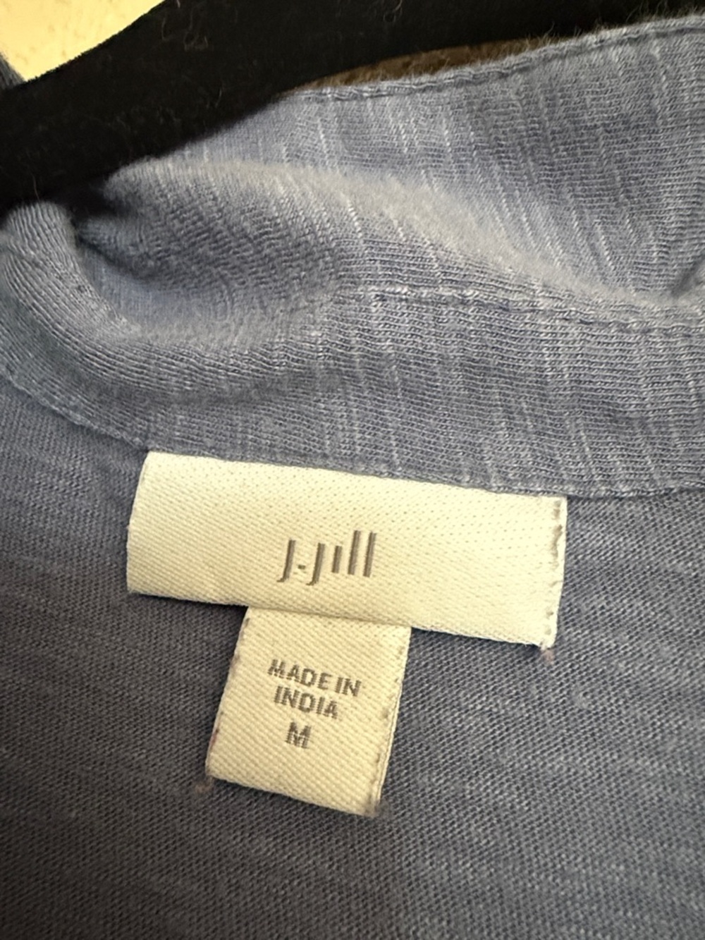 J. Jill Soft Blue Long-Sleeve Button-Up Shirt - Picture 2 of 2